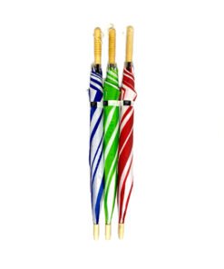 Payung Standard Kombinasi 2 Warna Gagang Kayu