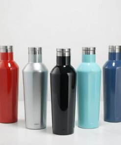 Alternative view of Tumbler Stainless – Cork Silver 500 & 750 ml