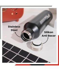 Souvenir Tumbler Promosi - Cork Silver1