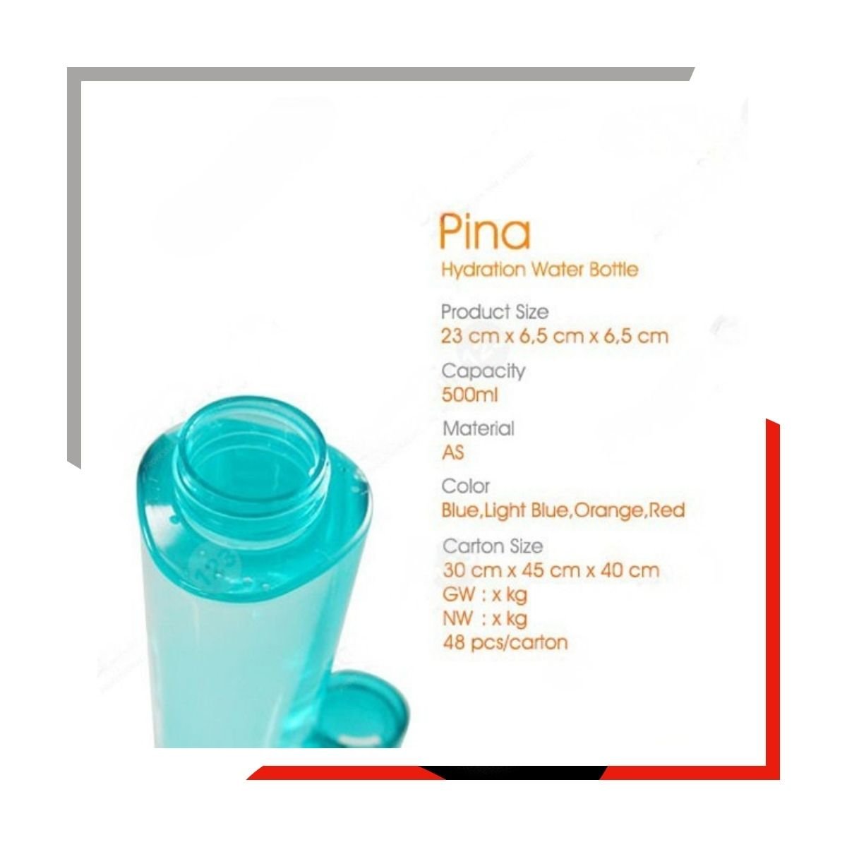 Tumbler Plastik Pina