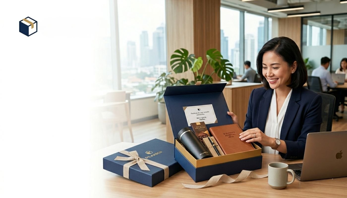 Souvenir Promosi Corporate - Pilar Box